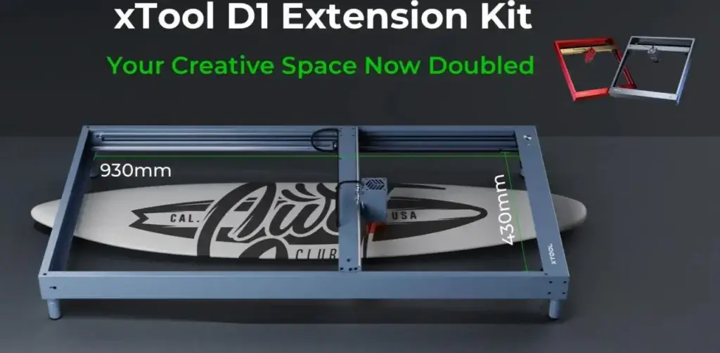 What is xTool D1 Pro Work Area Size? How Big Can xTool Cut?