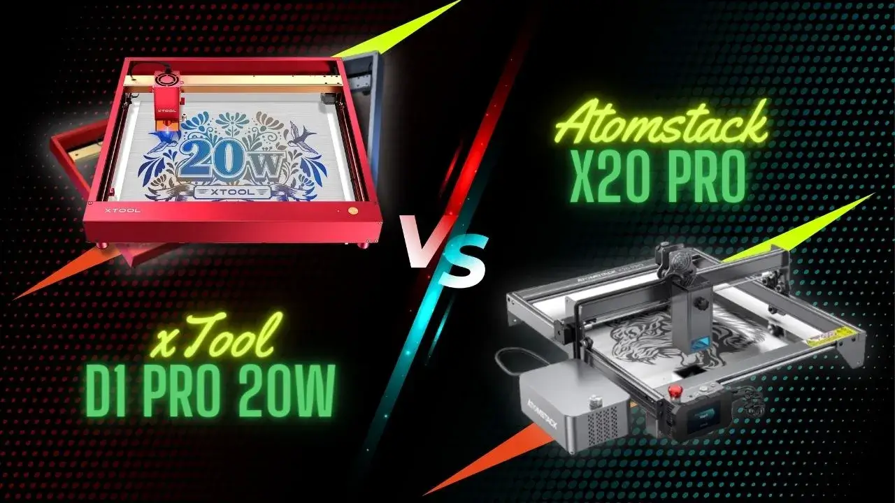 xTool D1 Pro 20W vs Atomstack X20 Pro: Which suits you best?