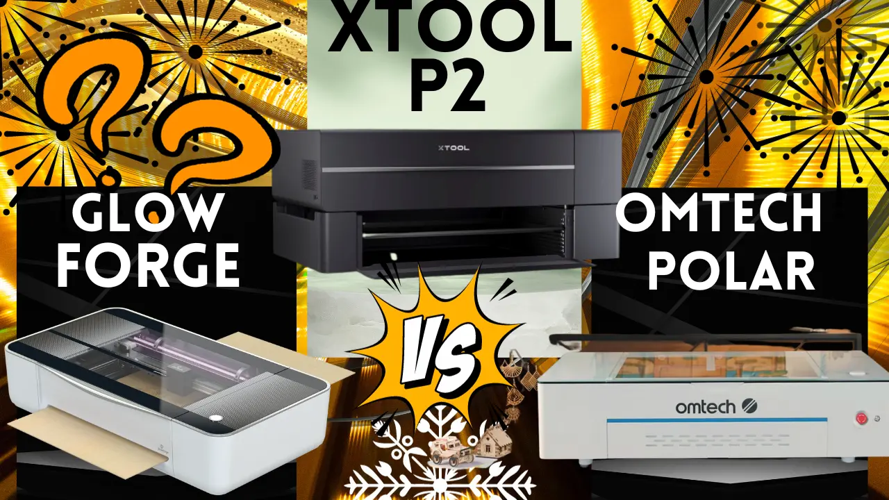 Is OMTech Polar 350 50W better than Glowforge and xTool p2?